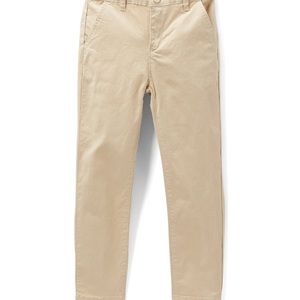 NWT Kids Beige Khaki Straight Leg Pants- size 14